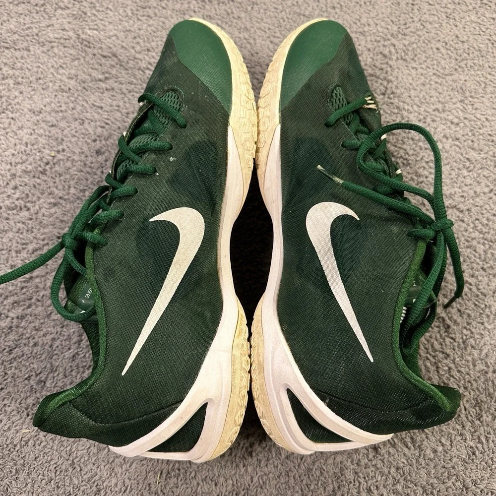 Nike Hyperchase Basketball Shoes Mens 14 Green Athletic Shoes Gym Emerald 813262